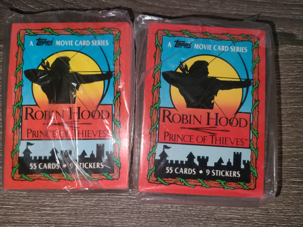 1991 Topps Robin Hood Cards Set A and B