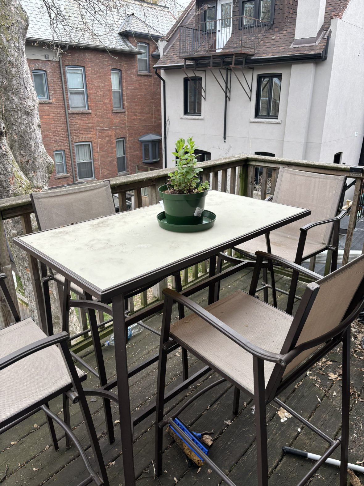 4 piece patio set | outdoor dinning set - photo 4