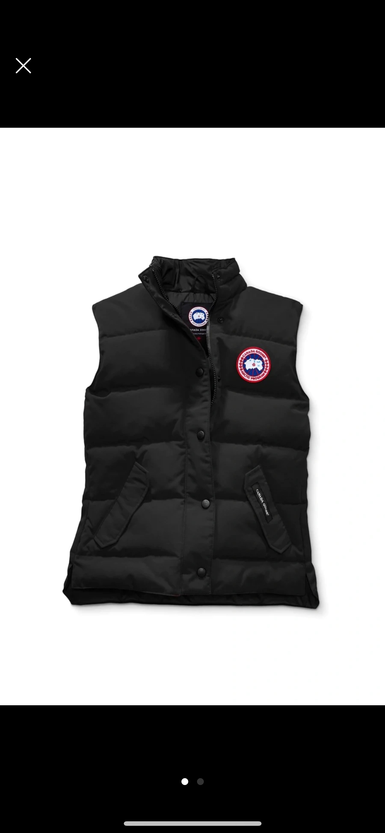 Canada goose woman’s vest thumbnail