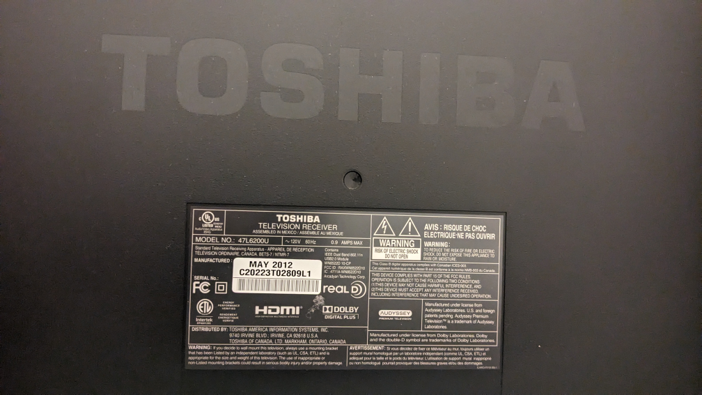 Toshiba 47" HDTV with Wi-Fi - photo 3