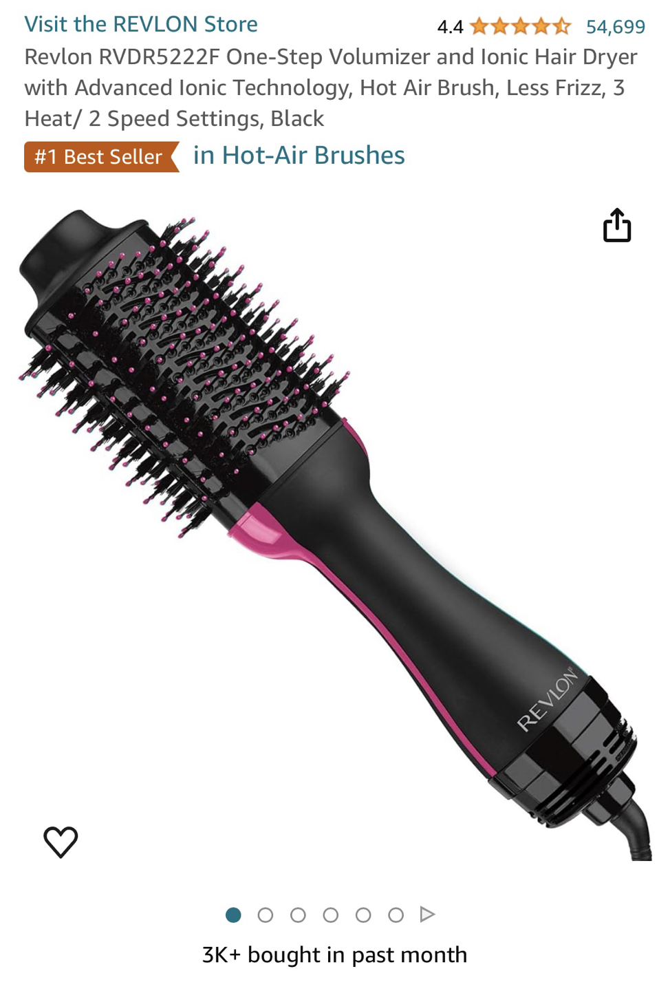 Revlon Volumizer Hot Air Brush /Dryer - photo 2