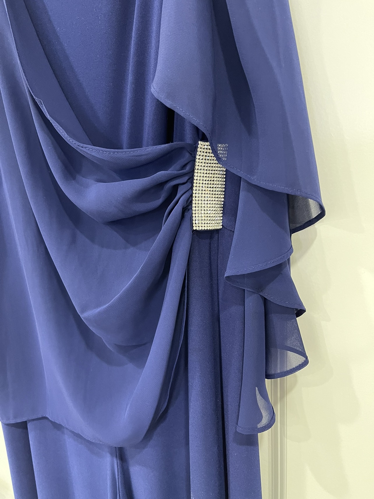 GORGEOUS ROYAL BLUE ELEGANT ONE PIECE PANTS SUIT image indicator(2)