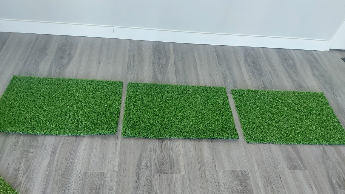4 pieces of 12inchx18inch each artificial grassfloor mats image indicator(3)