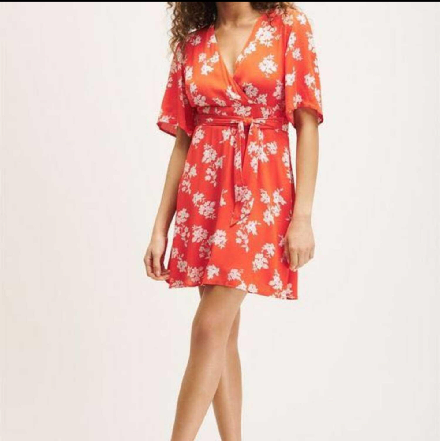 Dynamite Red and White Dress