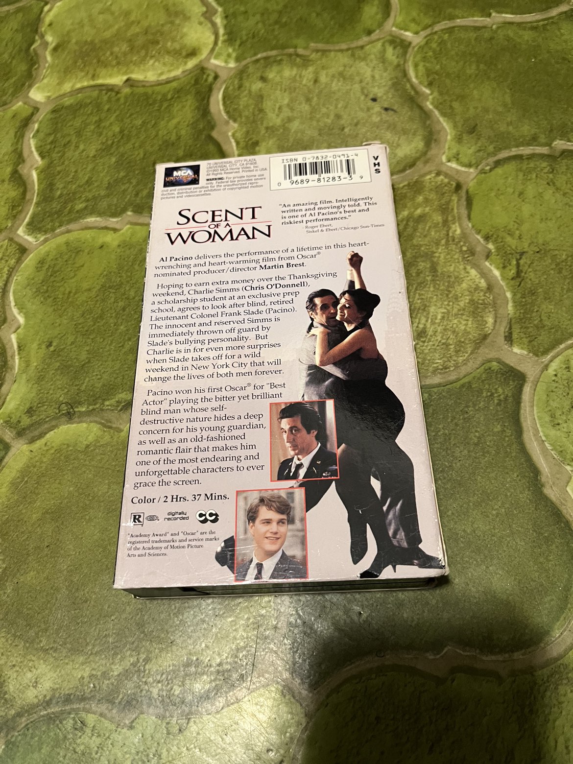 Scent of a Woman - Al Pacino VHS image indicator(2)