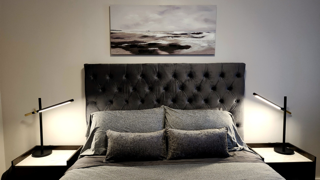 Queen Bed Headboard + Frame