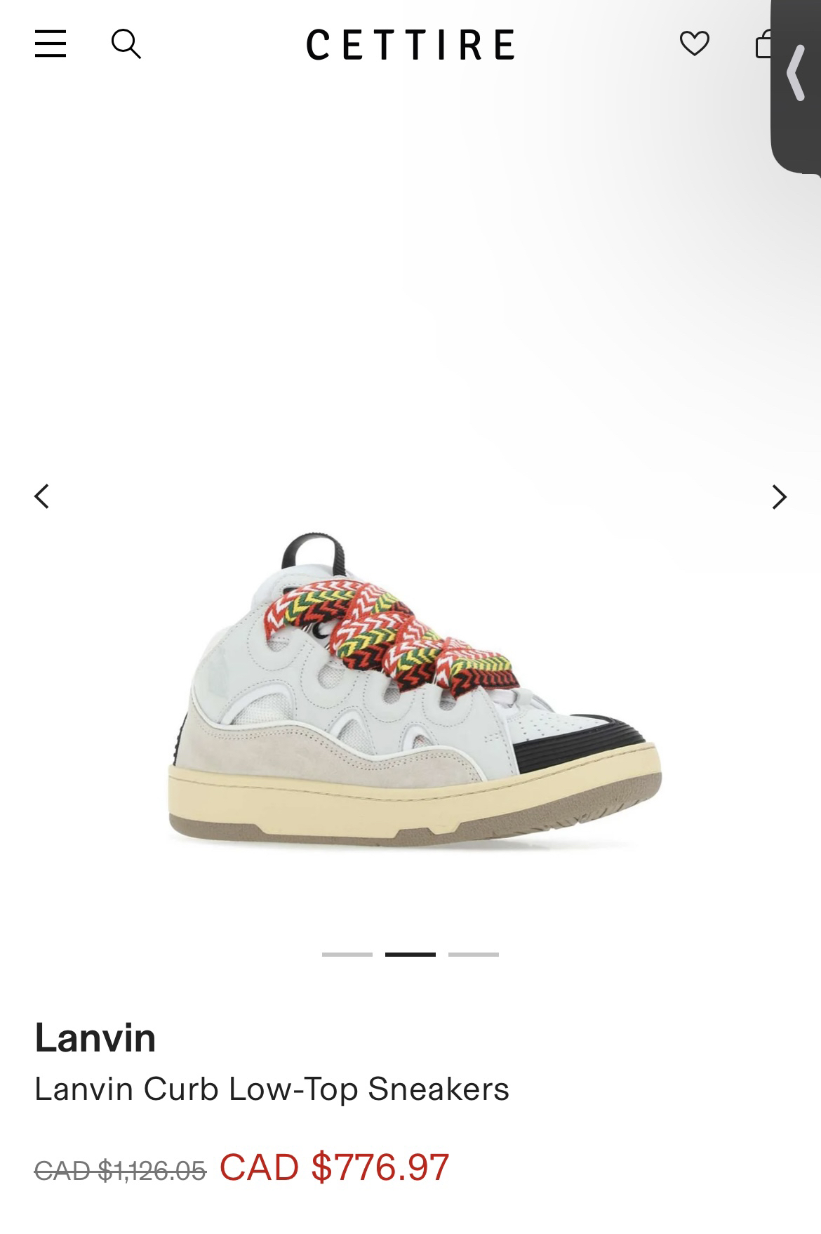 Lanvin Curb Low-Top Sneakers image indicator(2)