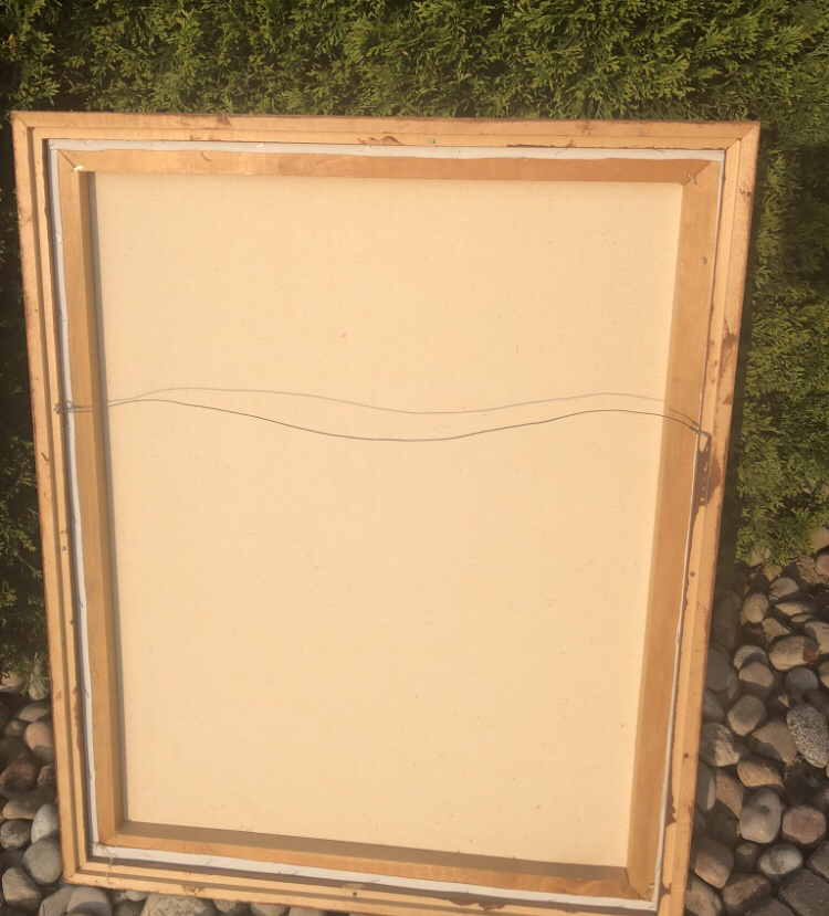 Vintage MCM Sunburst Acrylic Painting image indicator(3)