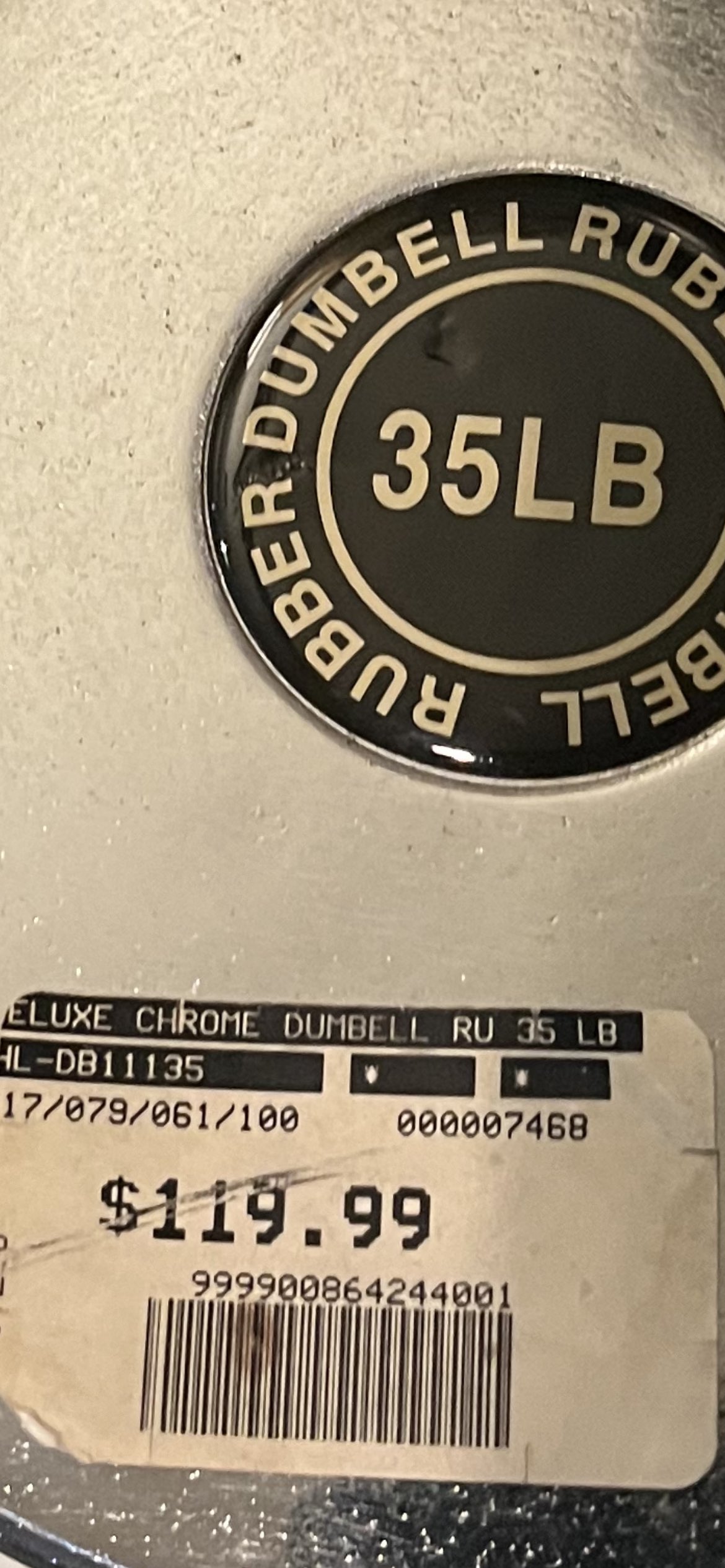 Deluxe Chrome Dumbells image indicator(4)