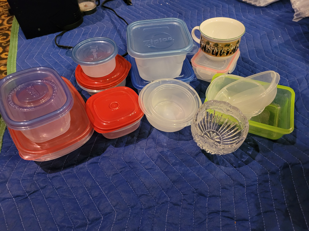Ziploc food containers (take all for $10)
