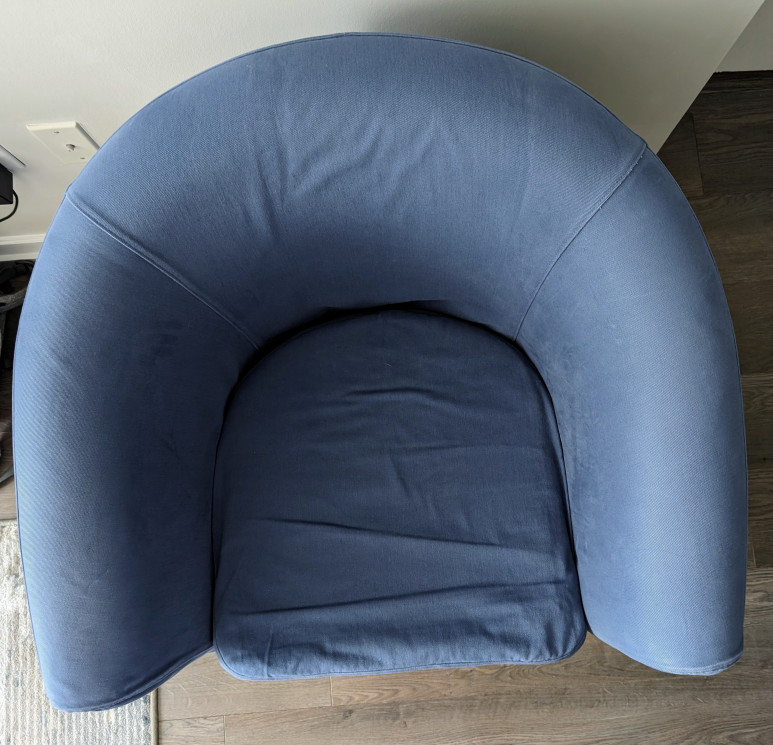 Blue Tub Chair from IKEA image indicator(2)