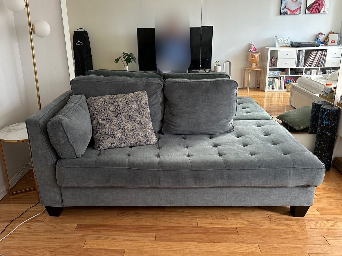 Left Arm facing Chaise Lounge Chair - photo 2