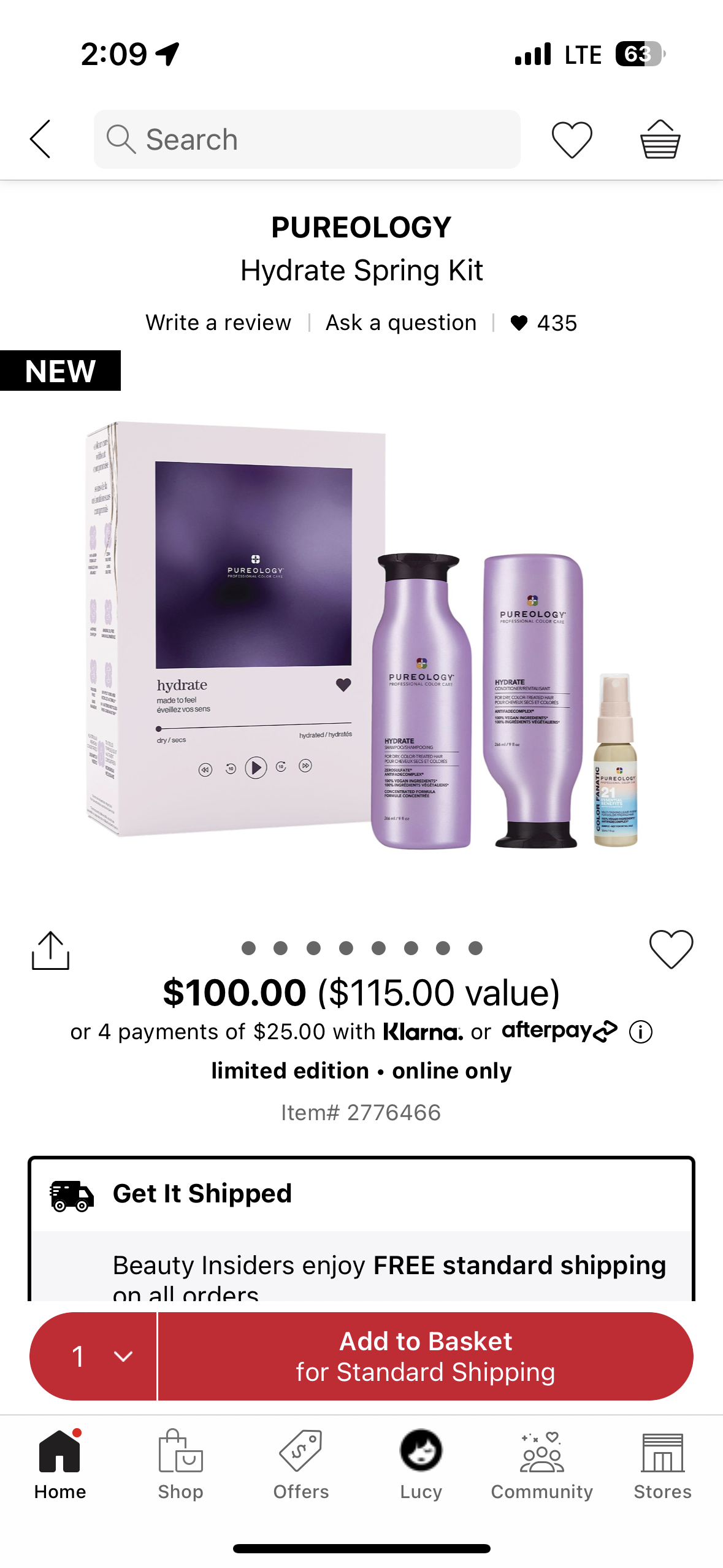 Pureology set
