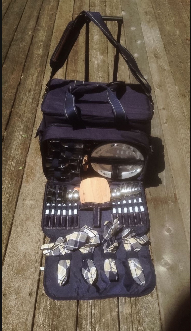 NEVER USED Insulated Picnic Cooler on wheels - photo 2