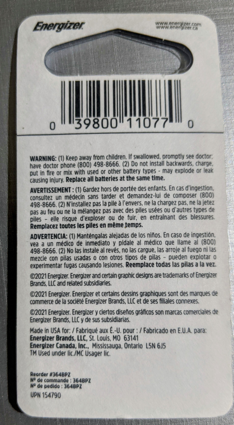 Day 1 🥕 Energizer 364 Battery image indicator(3)