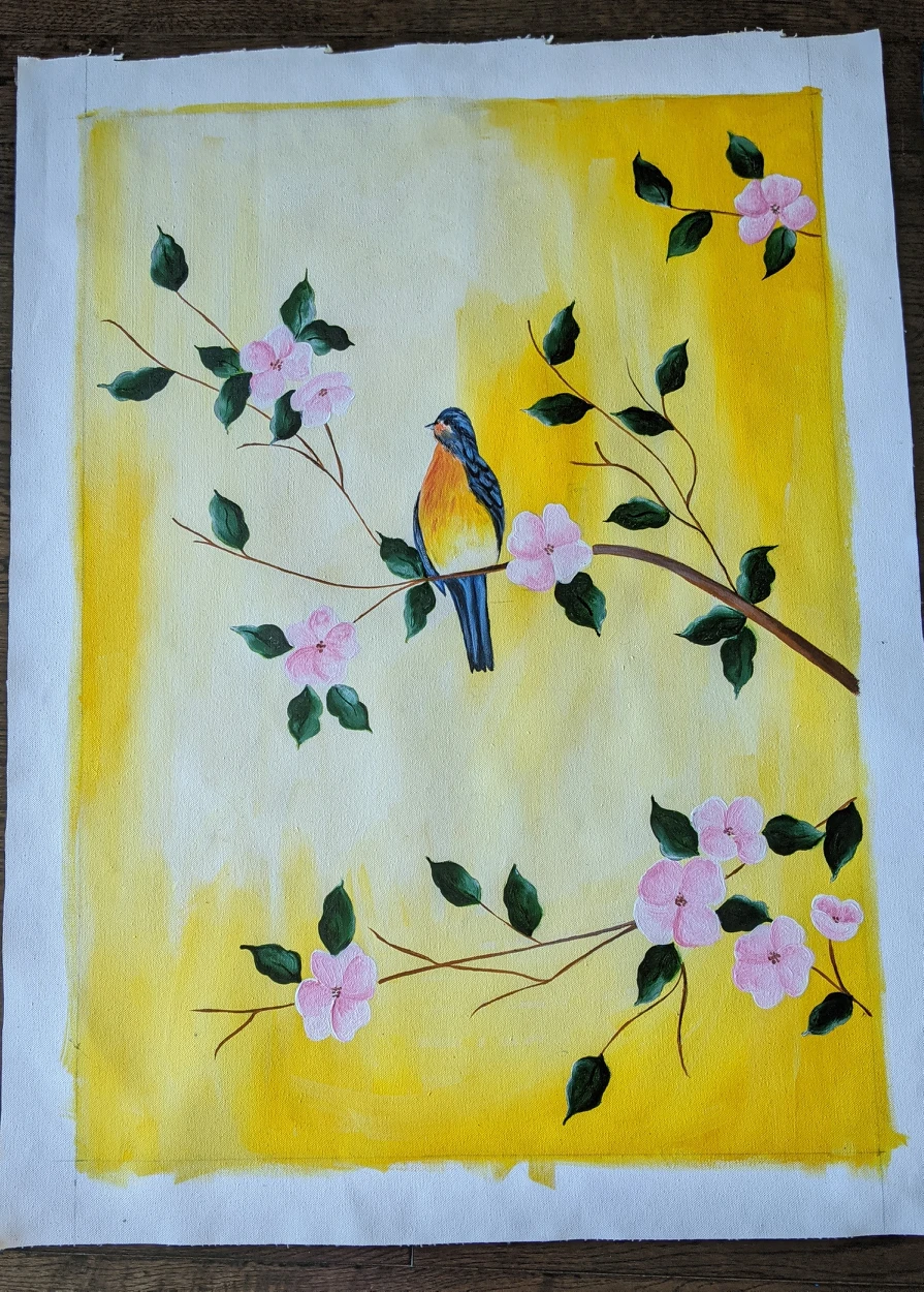 3 piece ready to frame oil painting