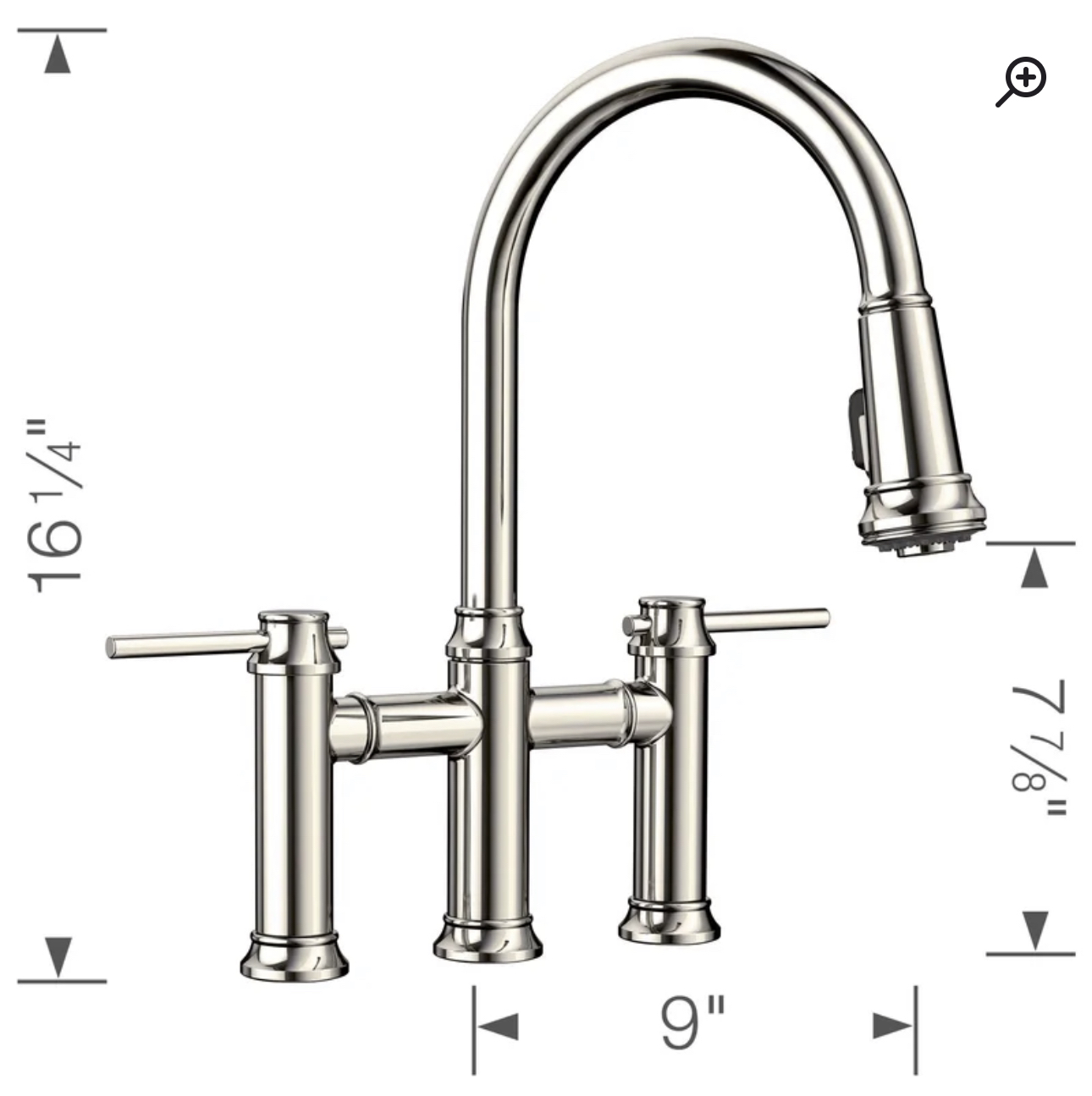 Empressa Nickel kitchen faucet - photo 4