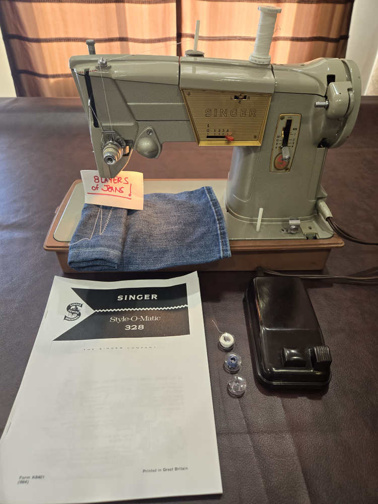Singer 328J vintage heavy duty sewing machine