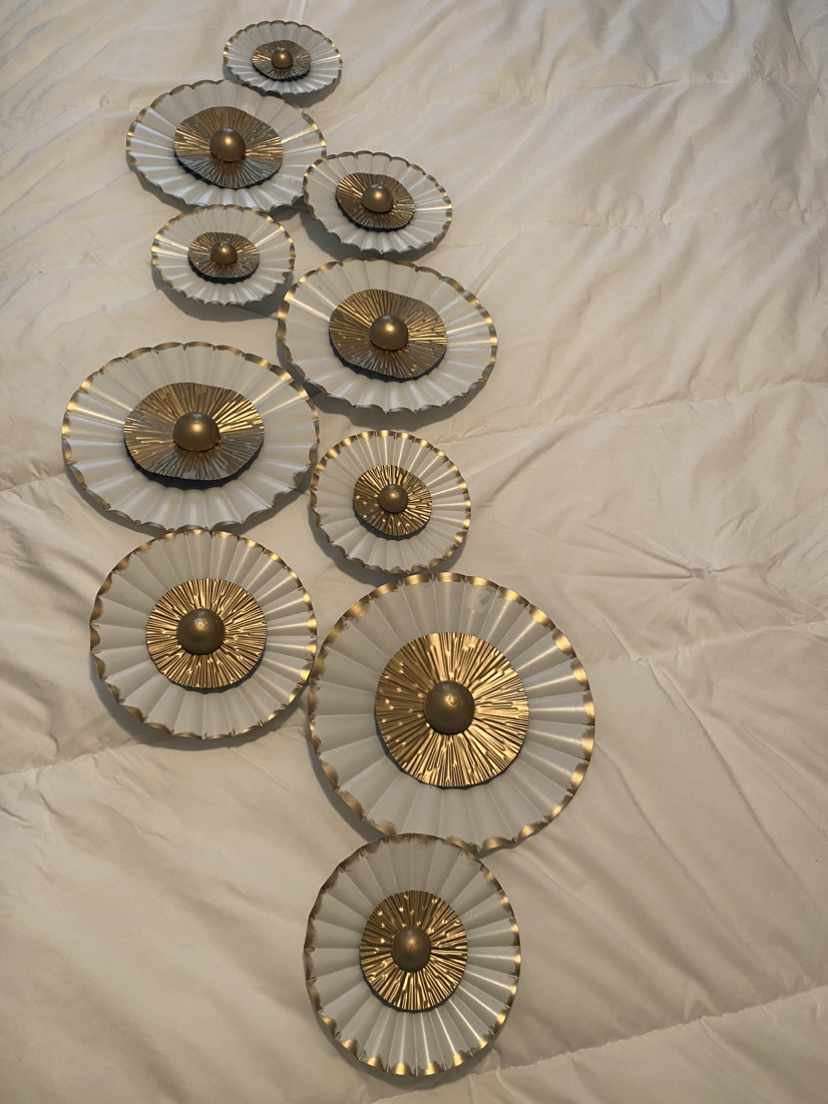 Metal contemporary 3D wall hanging - photo 2