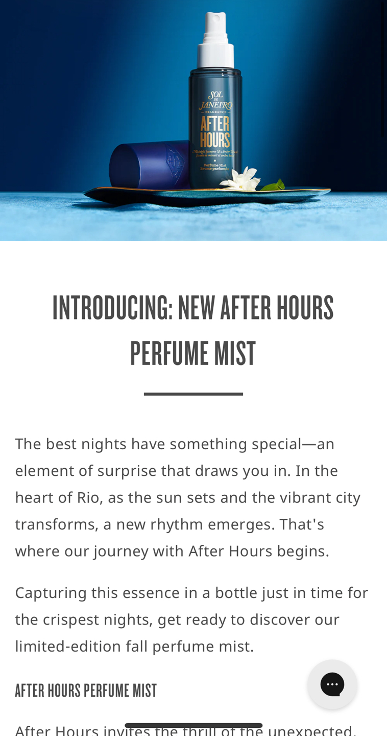 After hours LIMITED EDITION    Sol De Janeiro perfume spray image indicator(2)