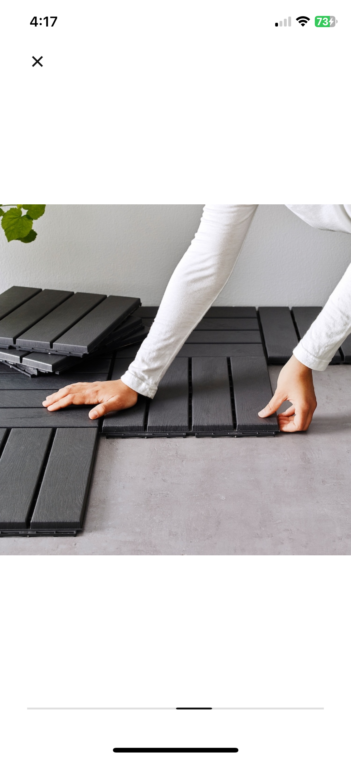 Ikea Runnen outdoor tiles 🥕