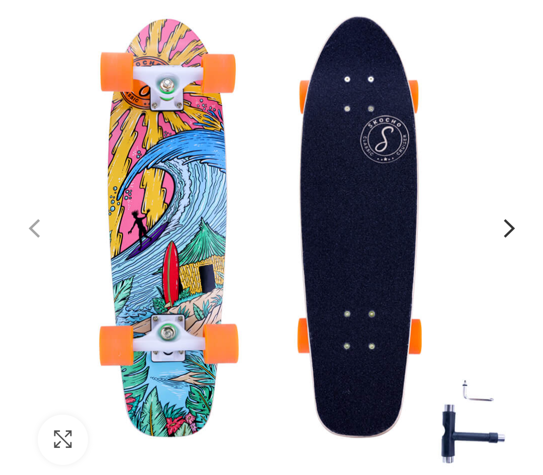 28″ Mini Cruiser Skateboards for Beginners SKOCHO