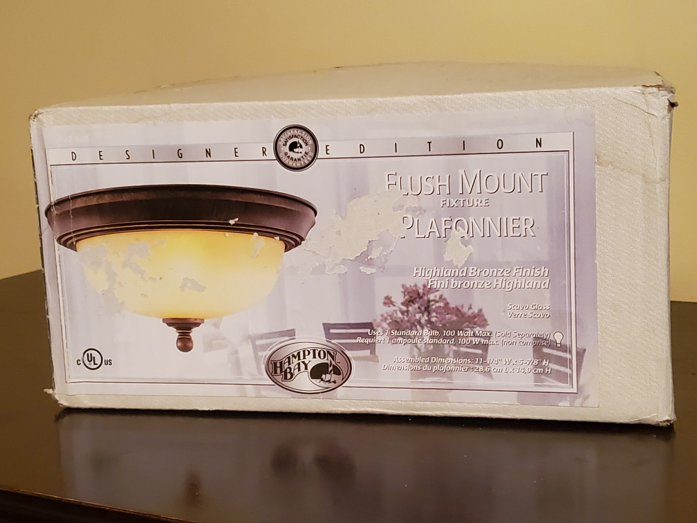 Hampton Bay ceiling light fixture