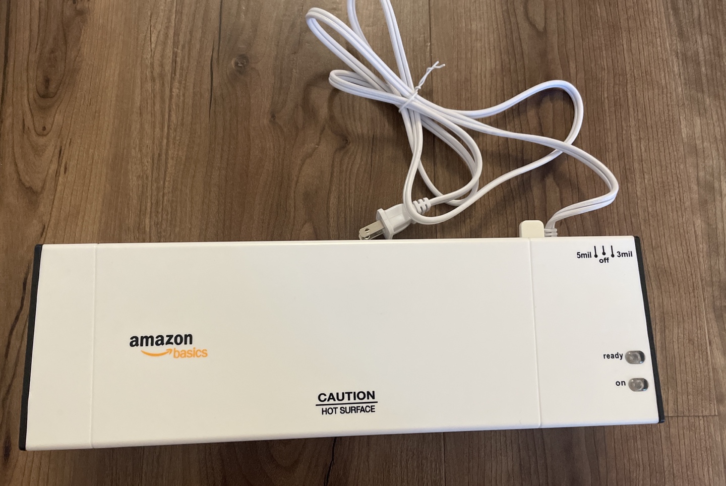 Amazon basics laminator
