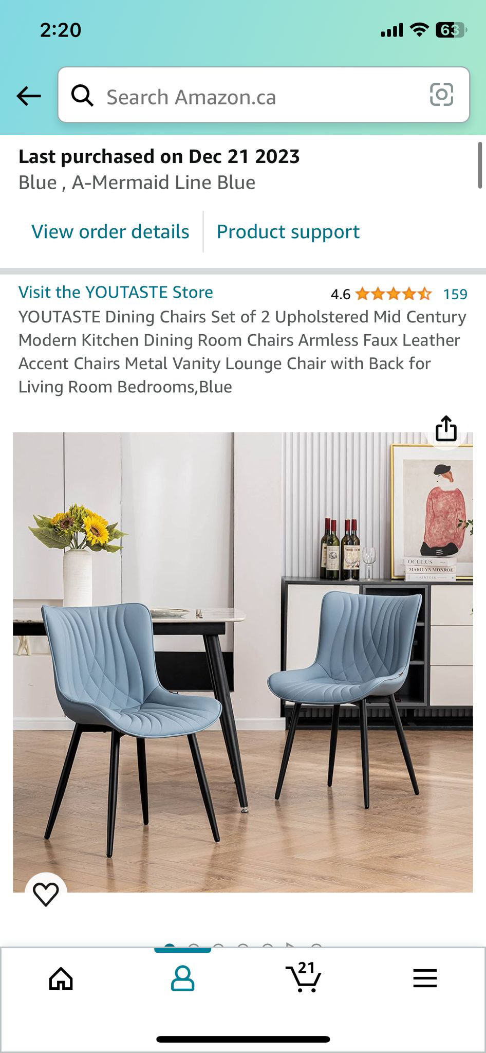 Dining chairs
