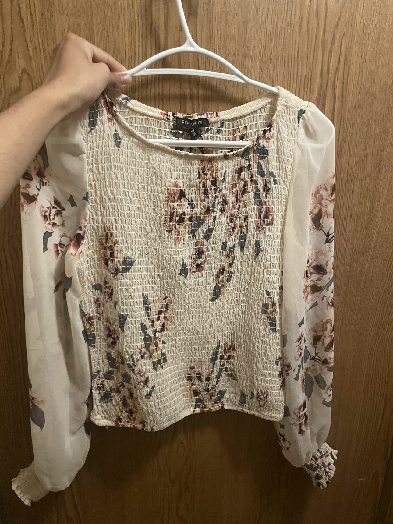 Cute floral dynamite top
