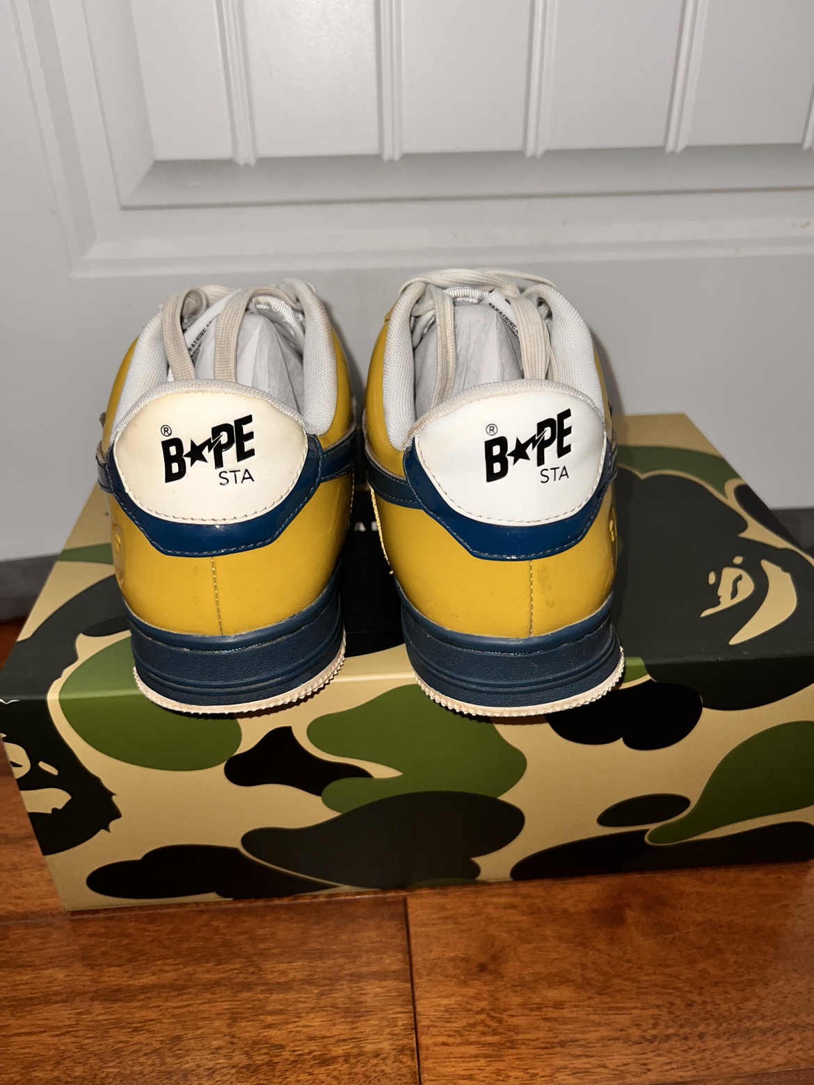 Bape Sta Nostalgic Blue Yellow image indicator(4)