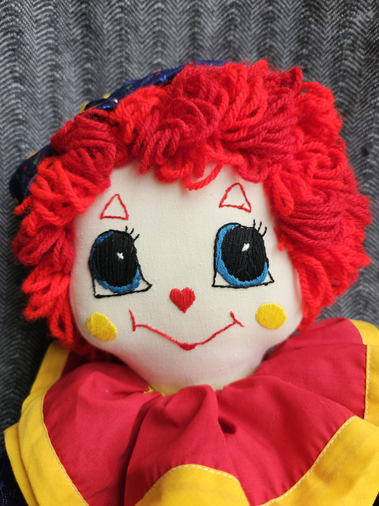 Artisinal Handmade Sweet Clown Doll image indicator(2)