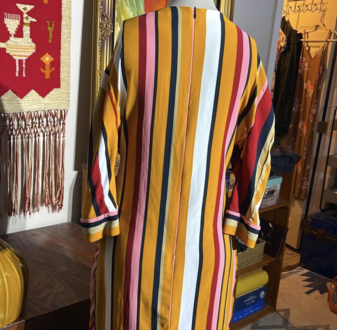 Zara woman shift dress sz S/M image indicator(6)