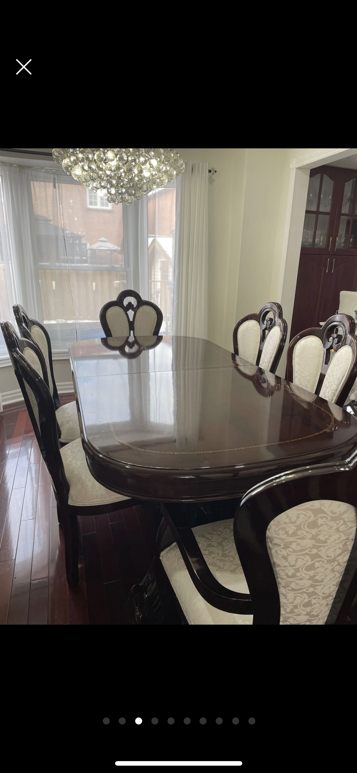 7 Piece Dining Table Set (Includes Extendable Centre Piece) - photo 2