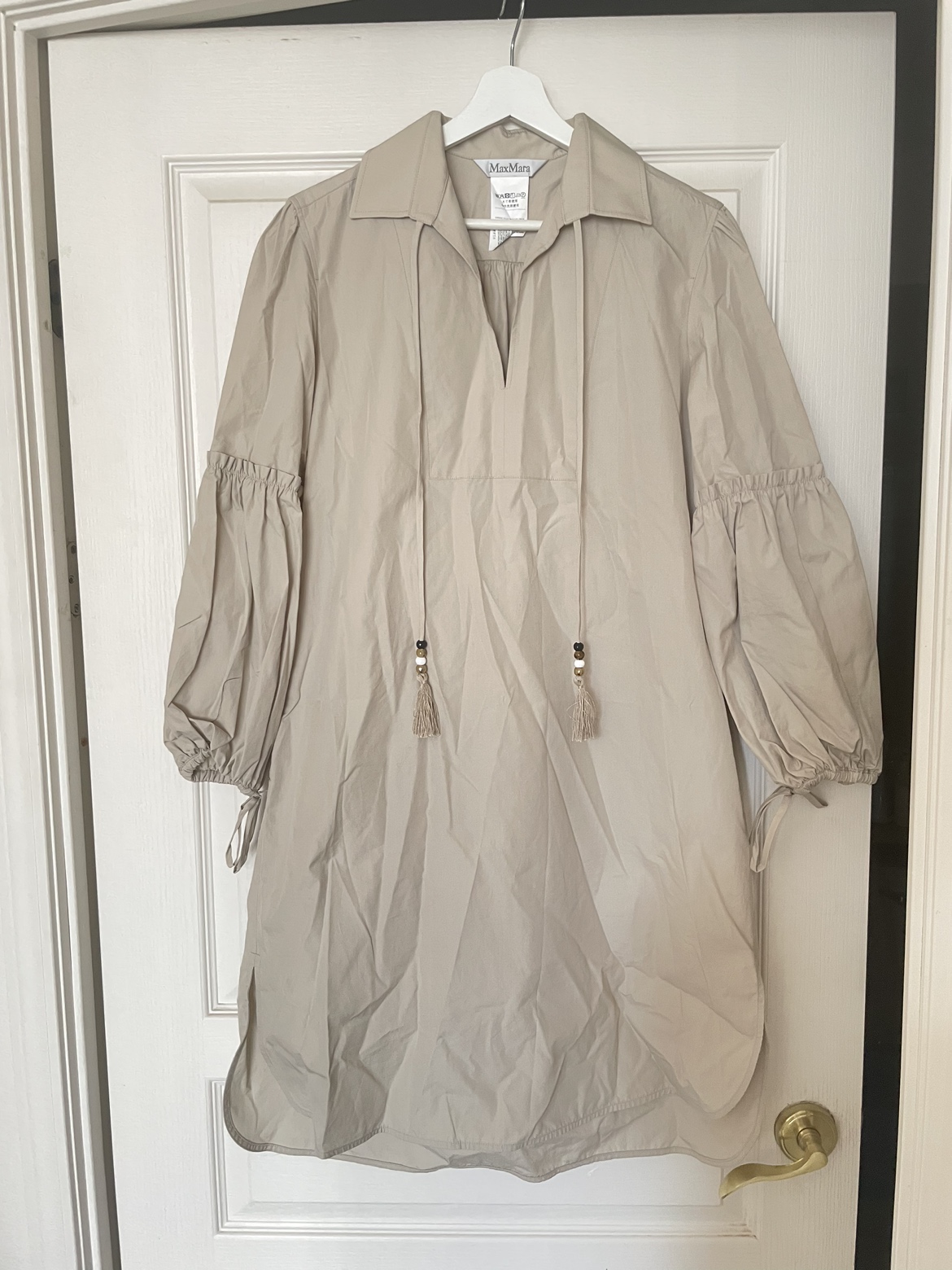 Max Mara Fedora Balloon Sleeve Dress