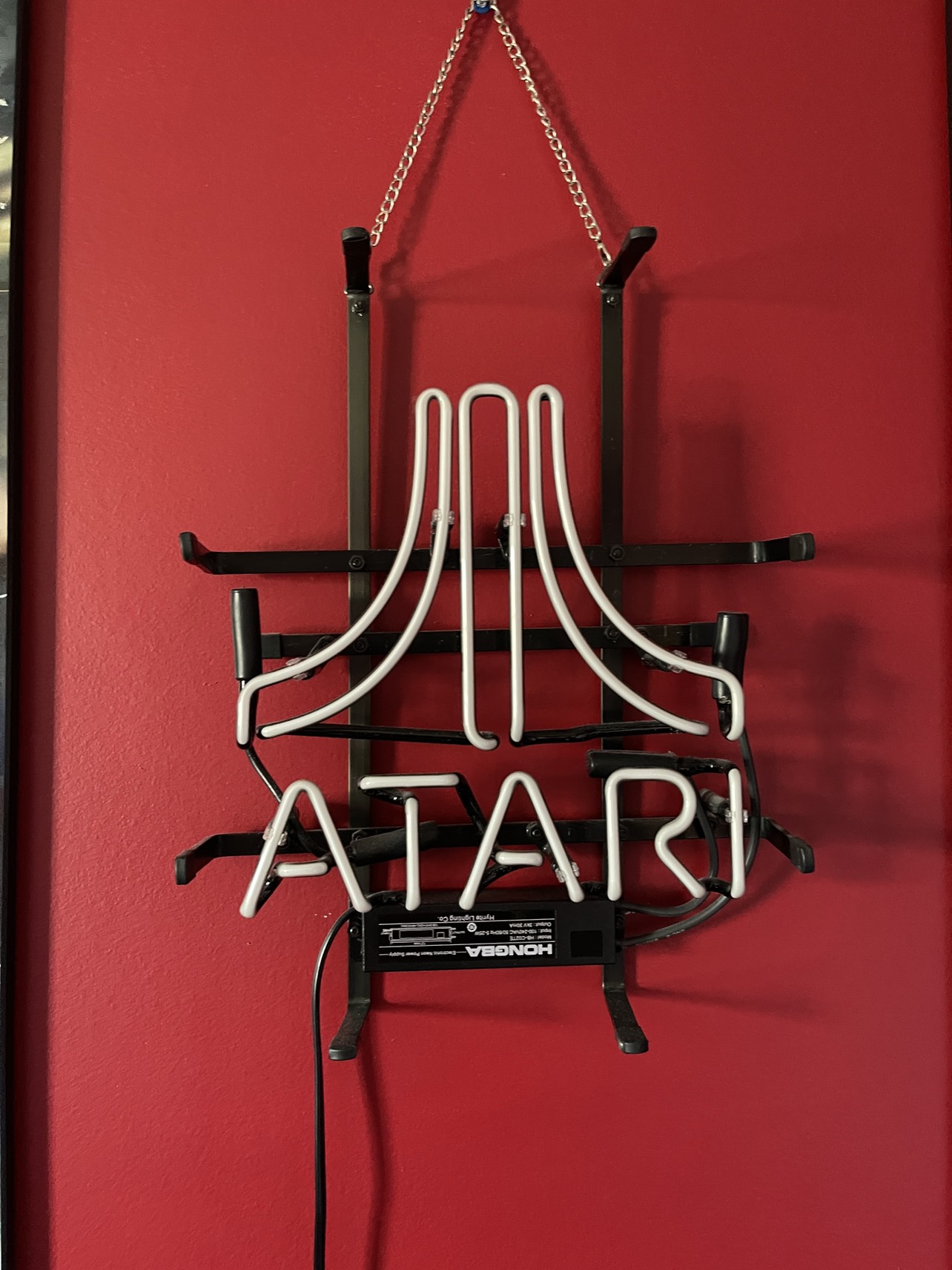 Power Up Your Nostalgia: Atari Blue Neon Sign for Sale thumbnail