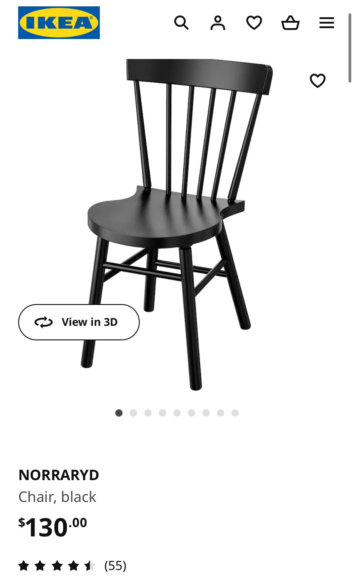 Ikea norraryd dining chair thumbnail