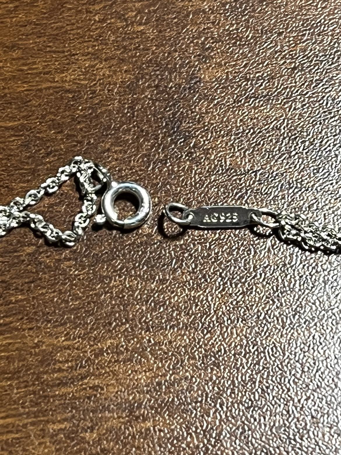 EUC - Tiffany Infinity Collection Stirling Silver necklace - photo 3