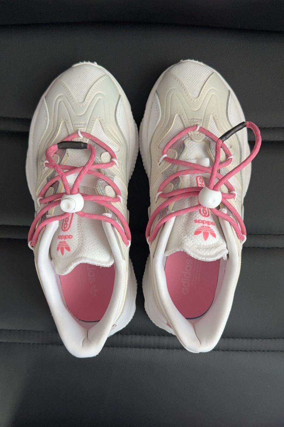 Adidas Ozweego White & Pink Sneakers image indicator(2)