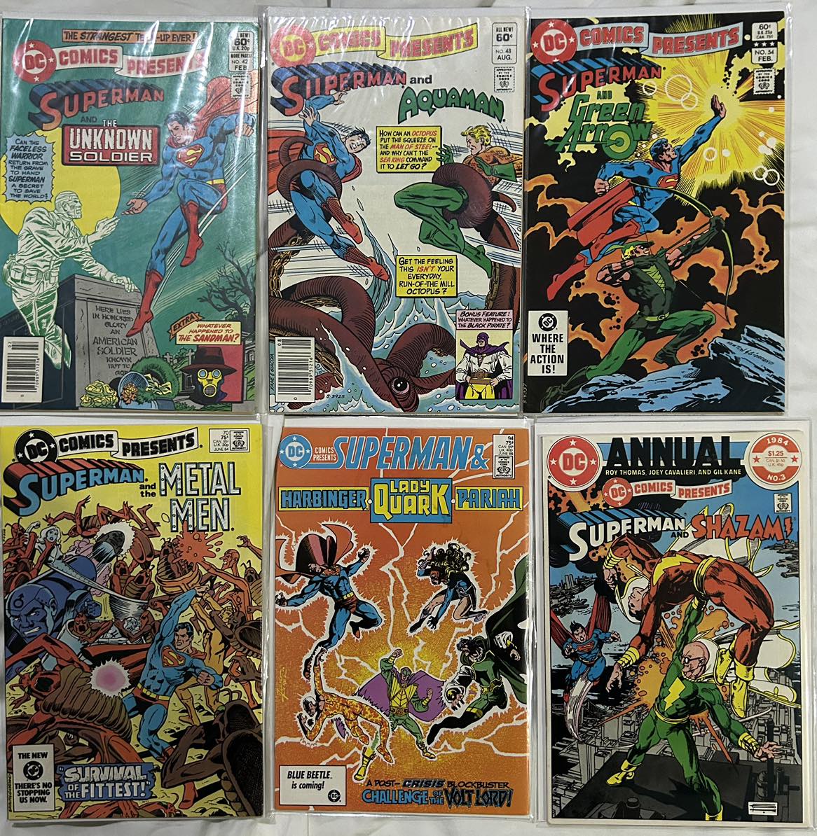 6 Issues of DC Comics Present