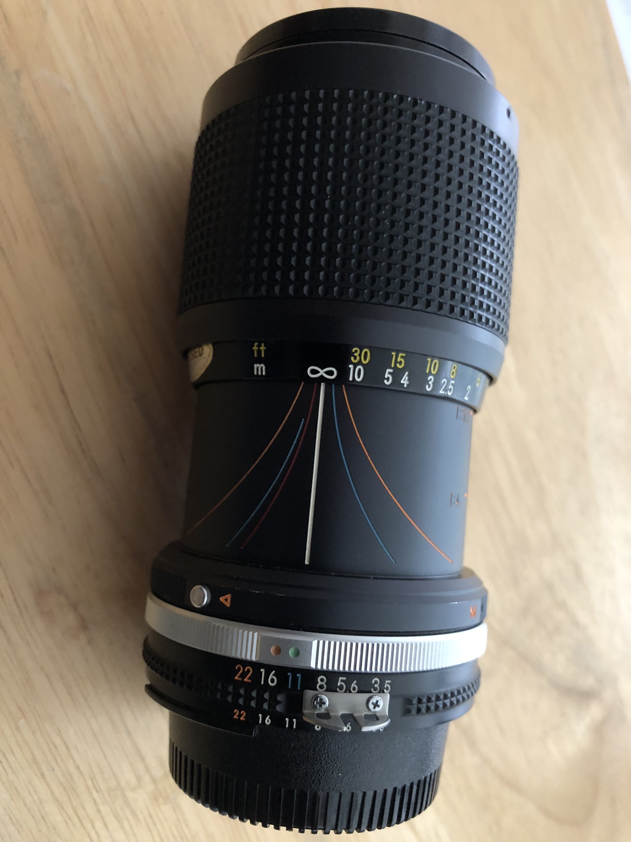 Nikon Zoom-Nikkor 35-105mm 1:3.5-4.5 lens image indicator(3)