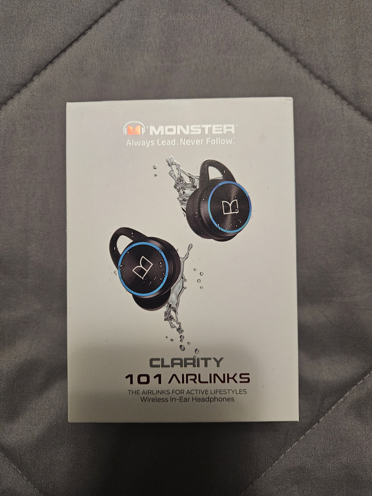 Monster Clarity 101 Airlinks Wireless Earbuds.