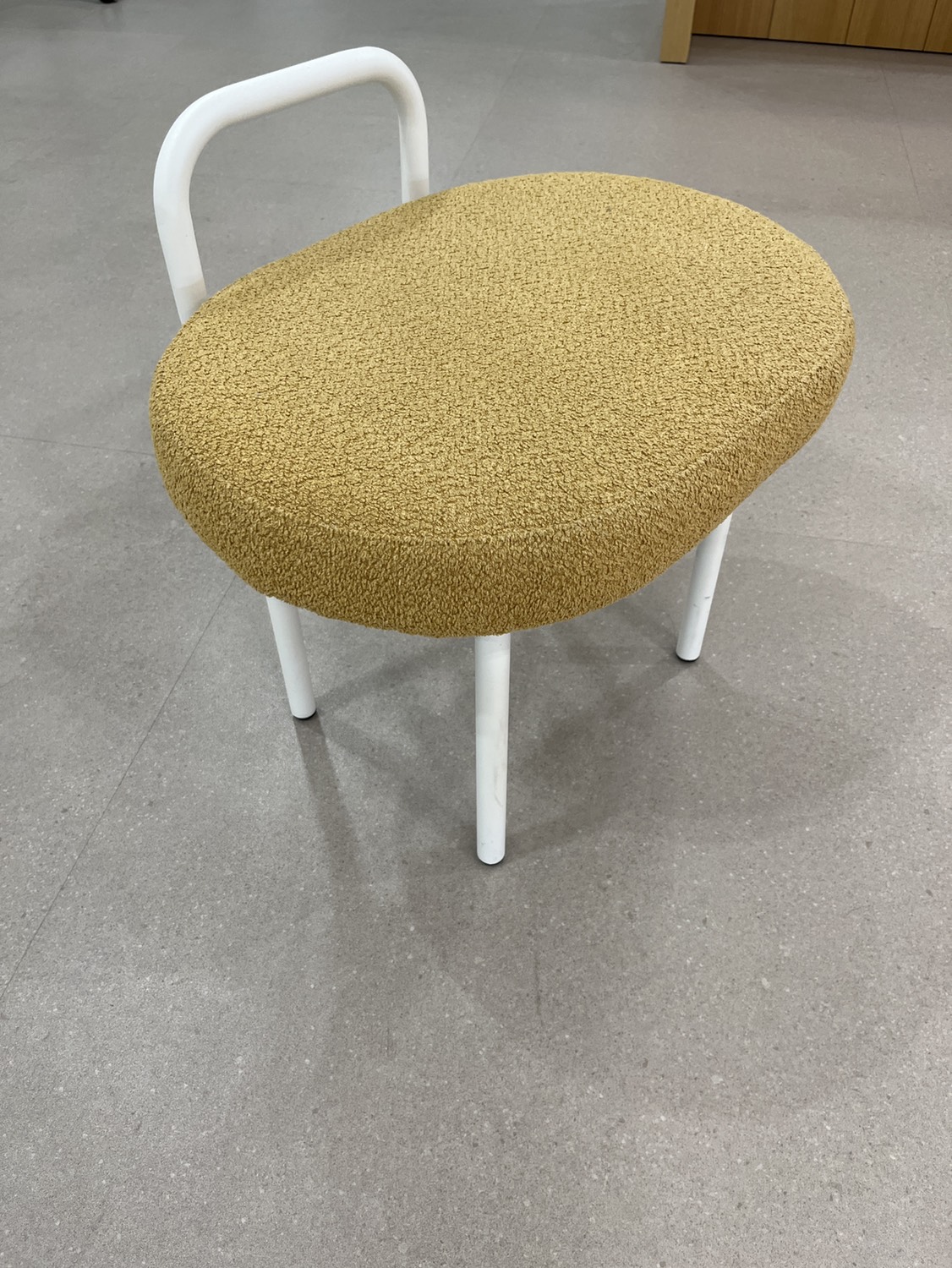Yellow modern accent chair