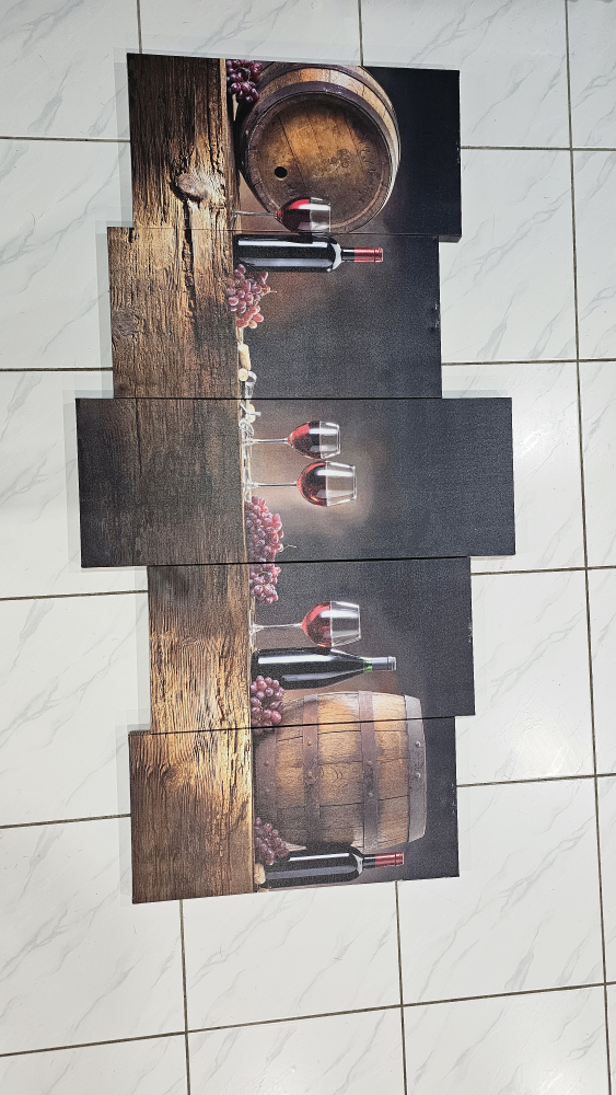 5 piece canvas kitchen art thumbnail