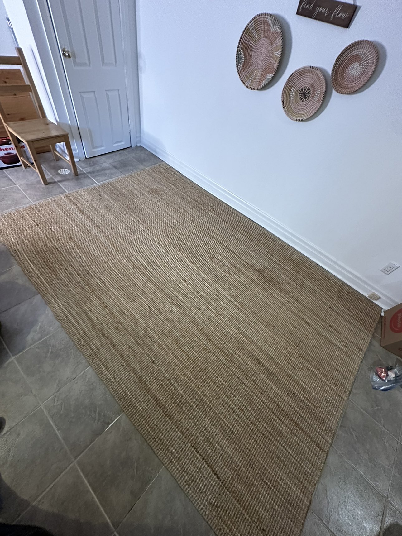 IKEA Lohals Flatwoven Rug (6’ 7” x 9’ 10”) thumbnail