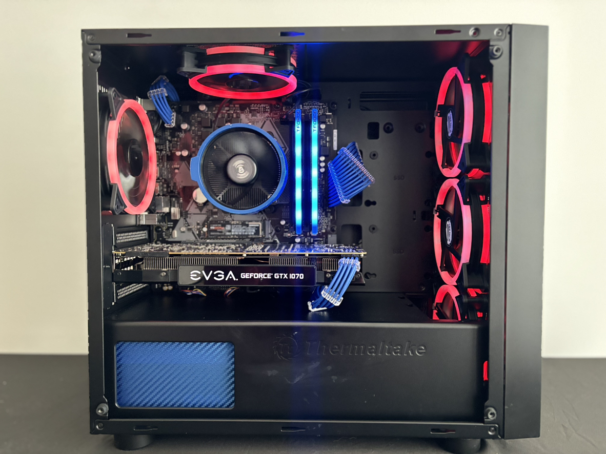 Blue+Black Gaming Pc - photo 4
