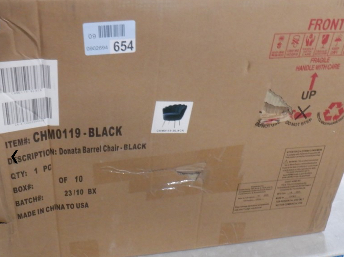 Black barrel chair - photo 2