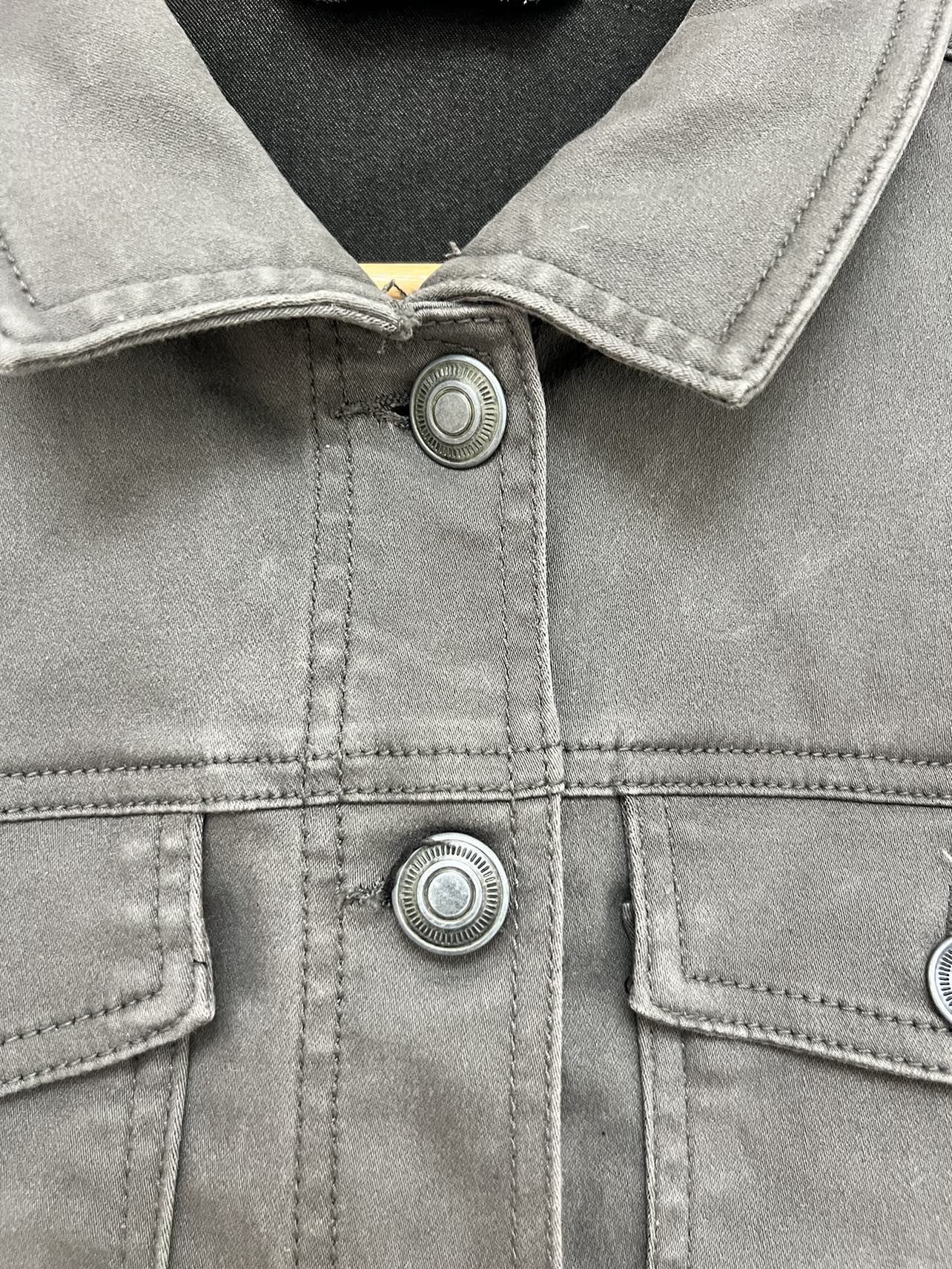 Suko Jeans casual green-grey jacket with buttons - photo 4