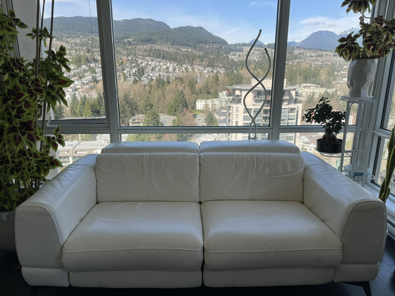 Leather recliner Loveseat from Scandesign
