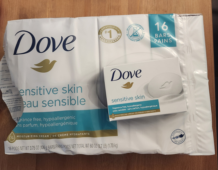Brand New Dove sensitive skin Soaps (12ea)